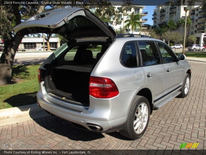 Crystal Silver Metallic / Black 2009 Porsche Cayenne