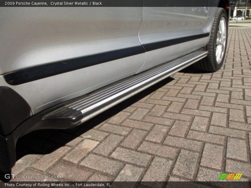 Crystal Silver Metallic / Black 2009 Porsche Cayenne