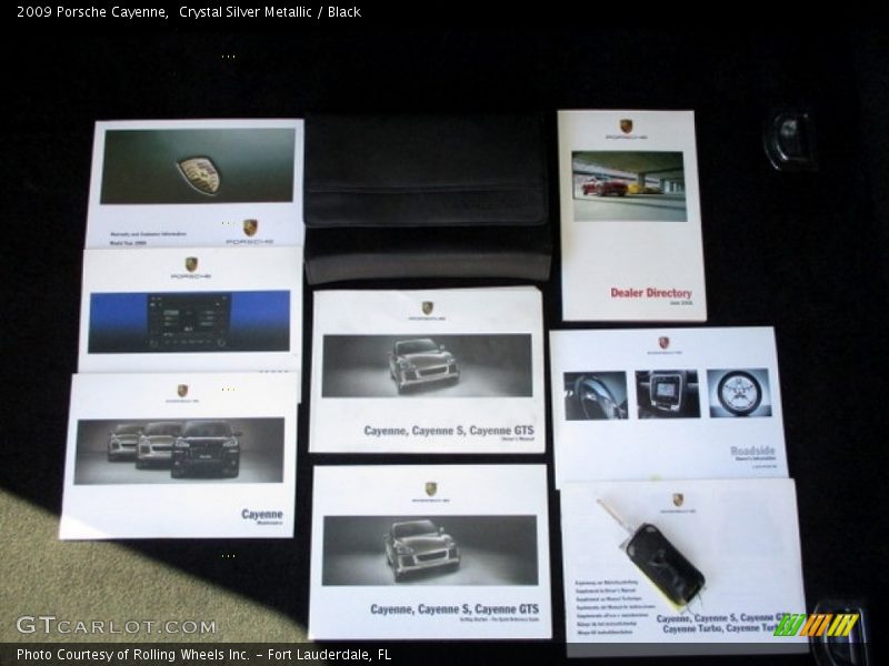 Crystal Silver Metallic / Black 2009 Porsche Cayenne