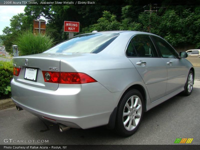 Alabaster Silver Metallic / Ebony Black 2006 Acura TSX Sedan