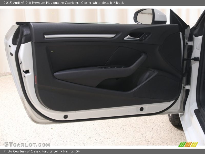 Glacier White Metallic / Black 2015 Audi A3 2.0 Premium Plus quattro Cabriolet