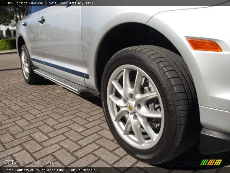 Crystal Silver Metallic / Black 2009 Porsche Cayenne