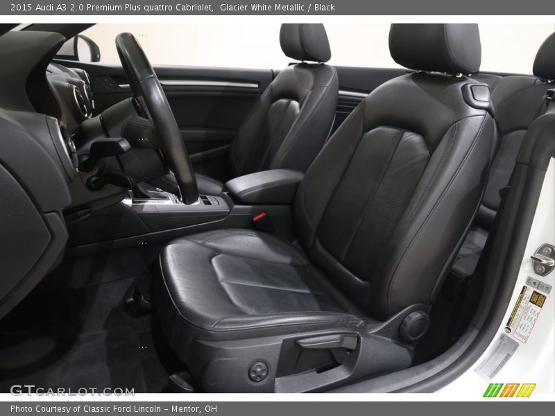 Glacier White Metallic / Black 2015 Audi A3 2.0 Premium Plus quattro Cabriolet
