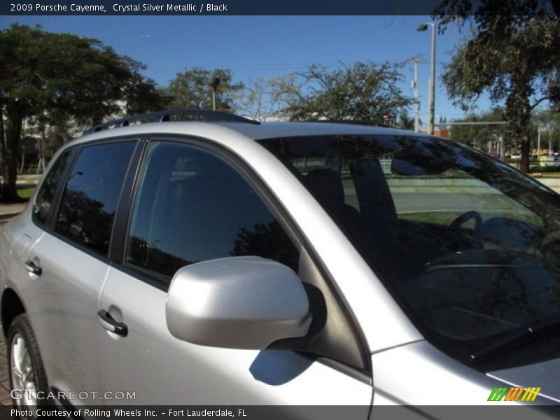 Crystal Silver Metallic / Black 2009 Porsche Cayenne