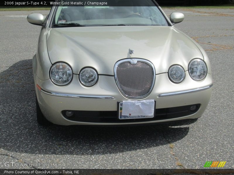 Winter Gold Metallic / Champagne 2006 Jaguar S-Type 4.2