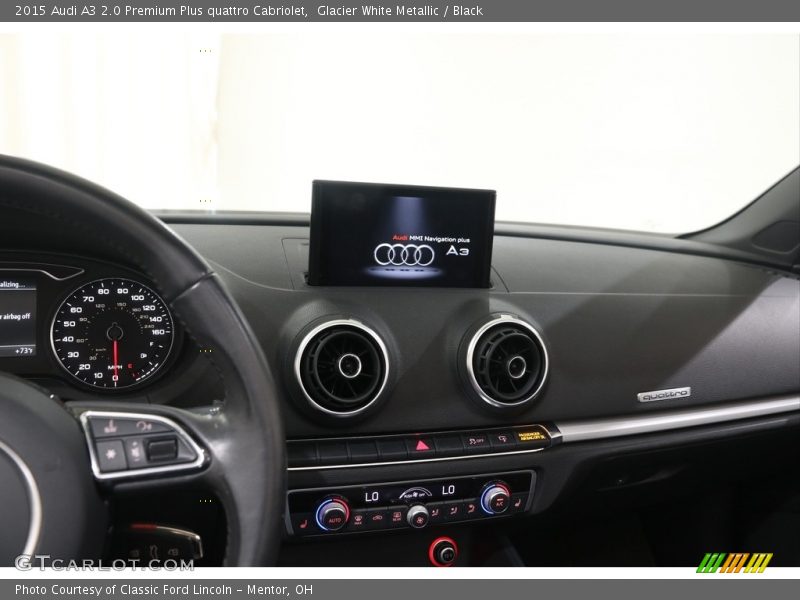 Glacier White Metallic / Black 2015 Audi A3 2.0 Premium Plus quattro Cabriolet