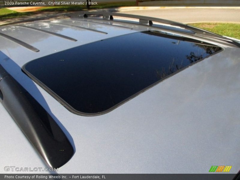 Crystal Silver Metallic / Black 2009 Porsche Cayenne