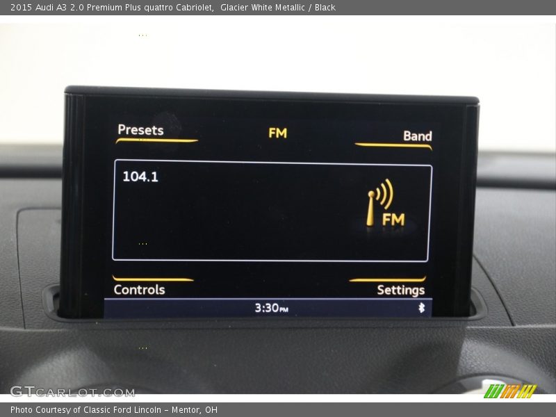 Glacier White Metallic / Black 2015 Audi A3 2.0 Premium Plus quattro Cabriolet
