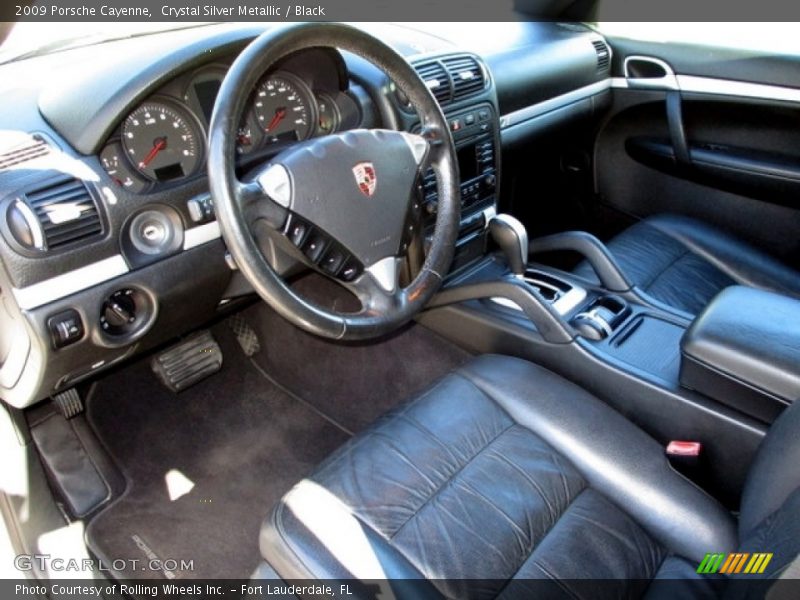 Crystal Silver Metallic / Black 2009 Porsche Cayenne