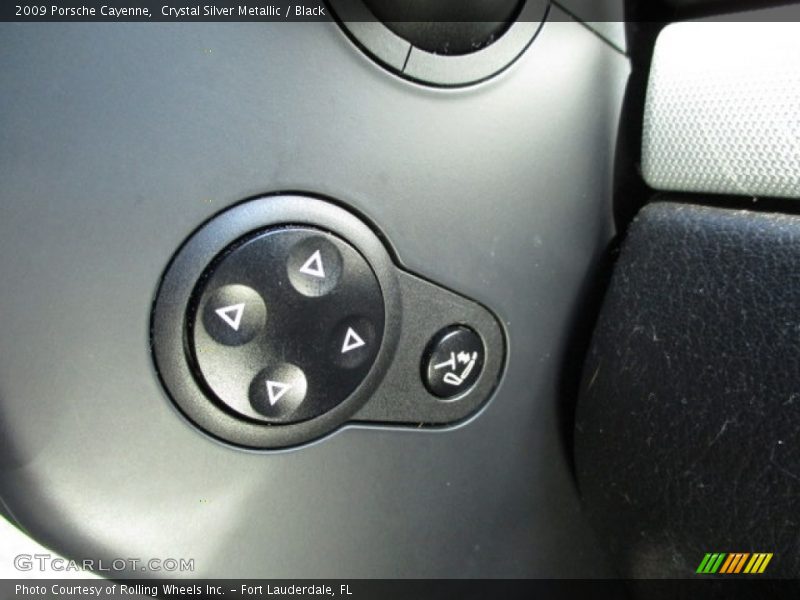 Crystal Silver Metallic / Black 2009 Porsche Cayenne
