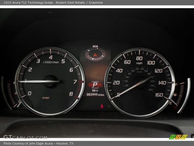 Modern Steel Metallic / Graystone 2020 Acura TLX Technology Sedan