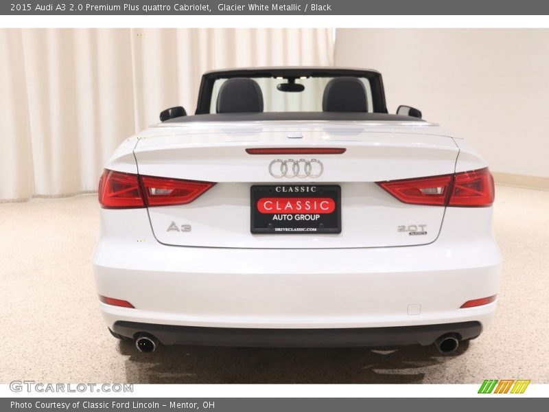 Glacier White Metallic / Black 2015 Audi A3 2.0 Premium Plus quattro Cabriolet