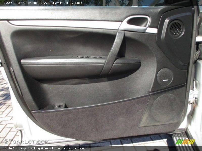 Crystal Silver Metallic / Black 2009 Porsche Cayenne