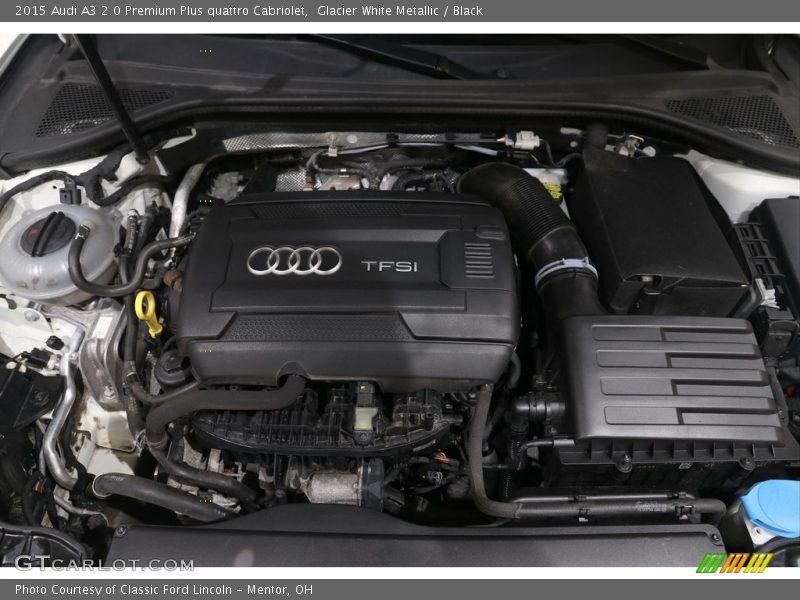 Glacier White Metallic / Black 2015 Audi A3 2.0 Premium Plus quattro Cabriolet