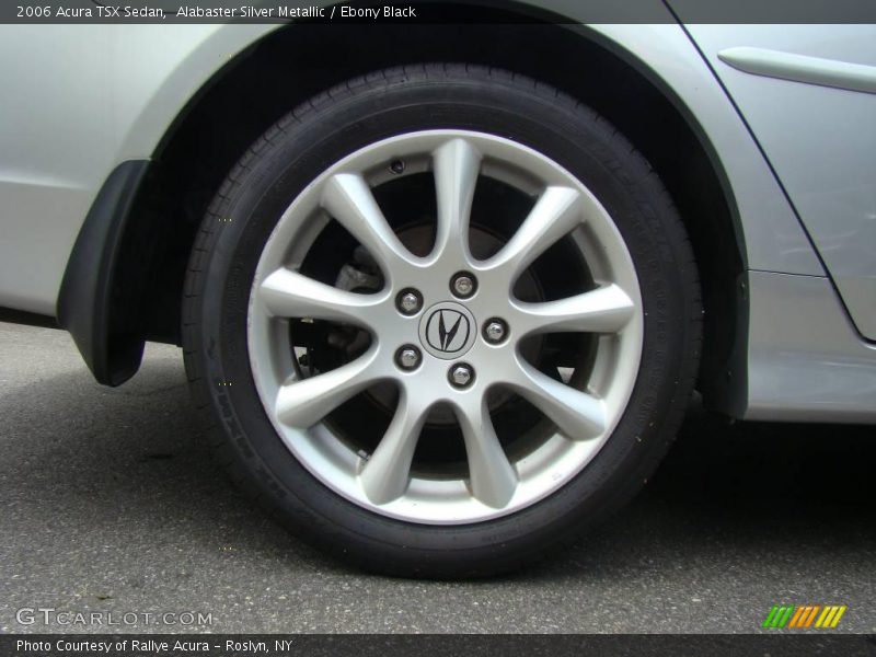 Alabaster Silver Metallic / Ebony Black 2006 Acura TSX Sedan