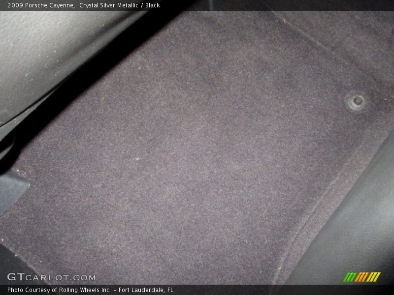 Crystal Silver Metallic / Black 2009 Porsche Cayenne