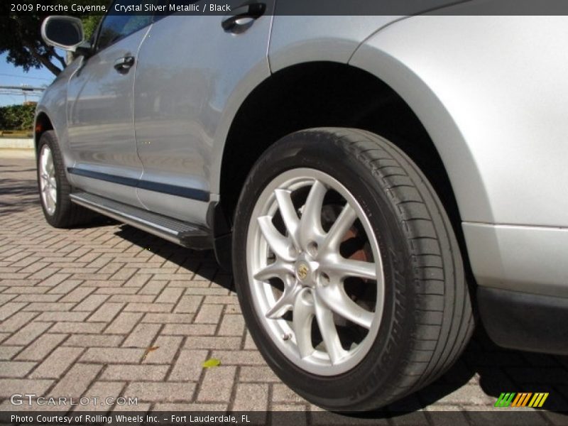 Crystal Silver Metallic / Black 2009 Porsche Cayenne