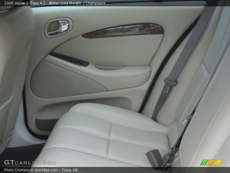 Winter Gold Metallic / Champagne 2006 Jaguar S-Type 4.2