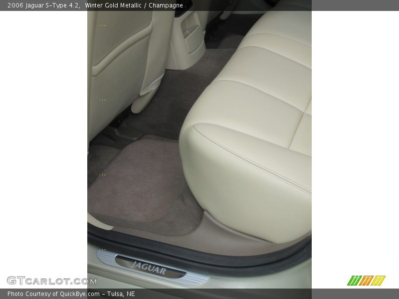 Winter Gold Metallic / Champagne 2006 Jaguar S-Type 4.2