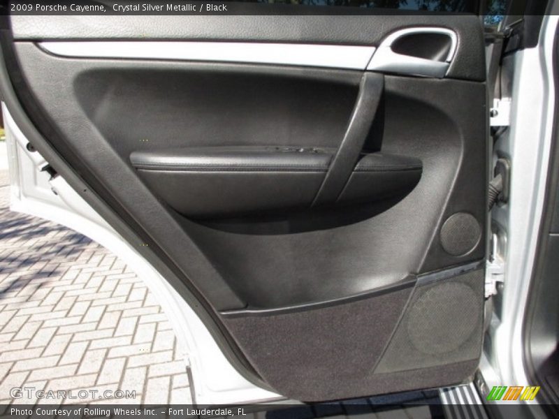 Crystal Silver Metallic / Black 2009 Porsche Cayenne