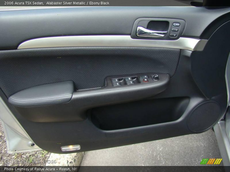 Alabaster Silver Metallic / Ebony Black 2006 Acura TSX Sedan