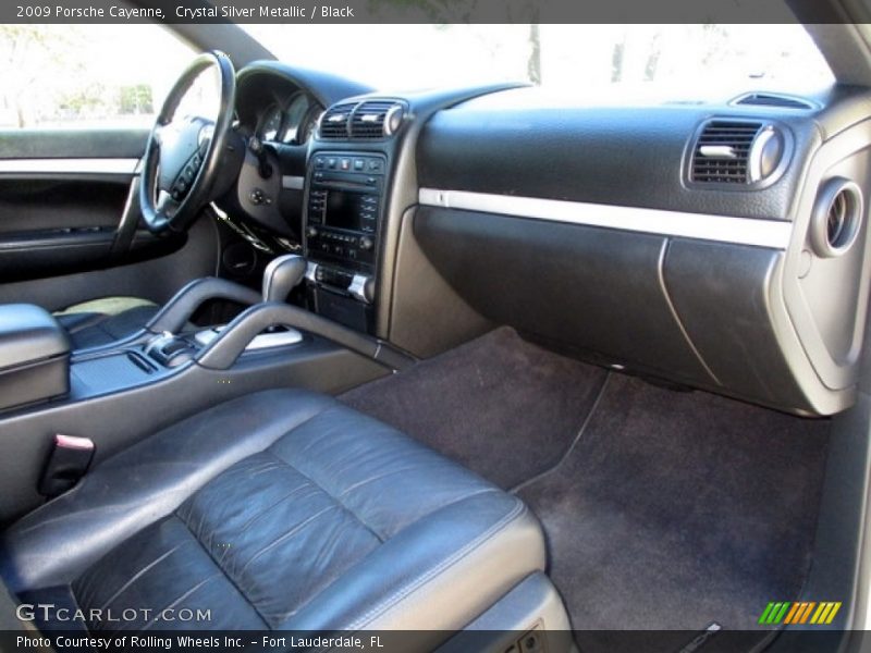 Crystal Silver Metallic / Black 2009 Porsche Cayenne