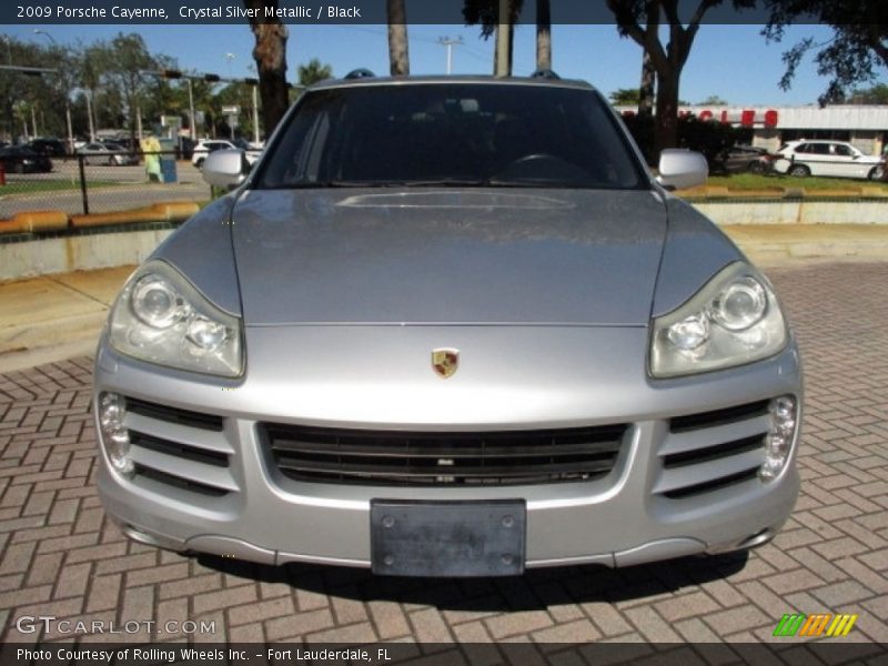 Crystal Silver Metallic / Black 2009 Porsche Cayenne