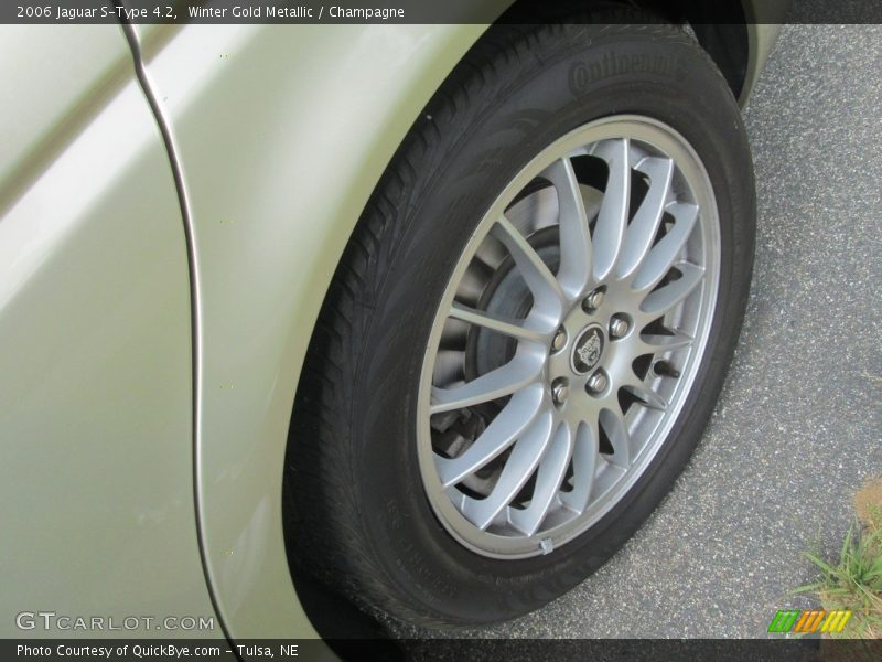 Winter Gold Metallic / Champagne 2006 Jaguar S-Type 4.2