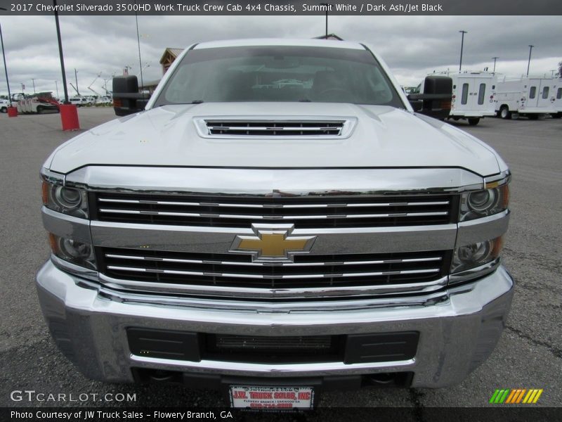 Summit White / Dark Ash/Jet Black 2017 Chevrolet Silverado 3500HD Work Truck Crew Cab 4x4 Chassis