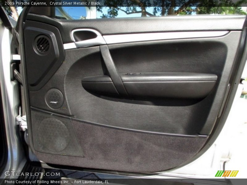 Crystal Silver Metallic / Black 2009 Porsche Cayenne