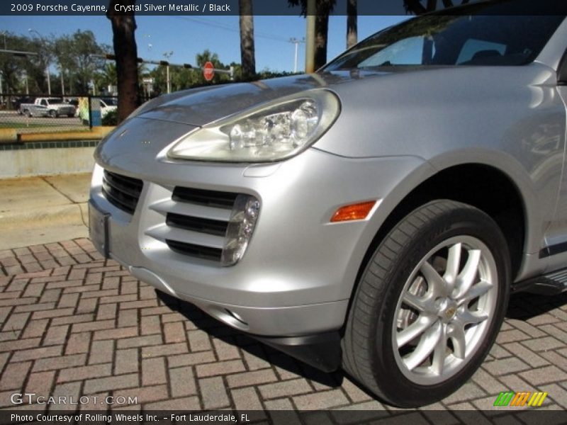Crystal Silver Metallic / Black 2009 Porsche Cayenne