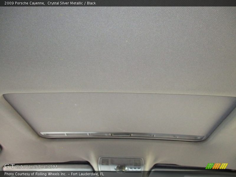 Crystal Silver Metallic / Black 2009 Porsche Cayenne