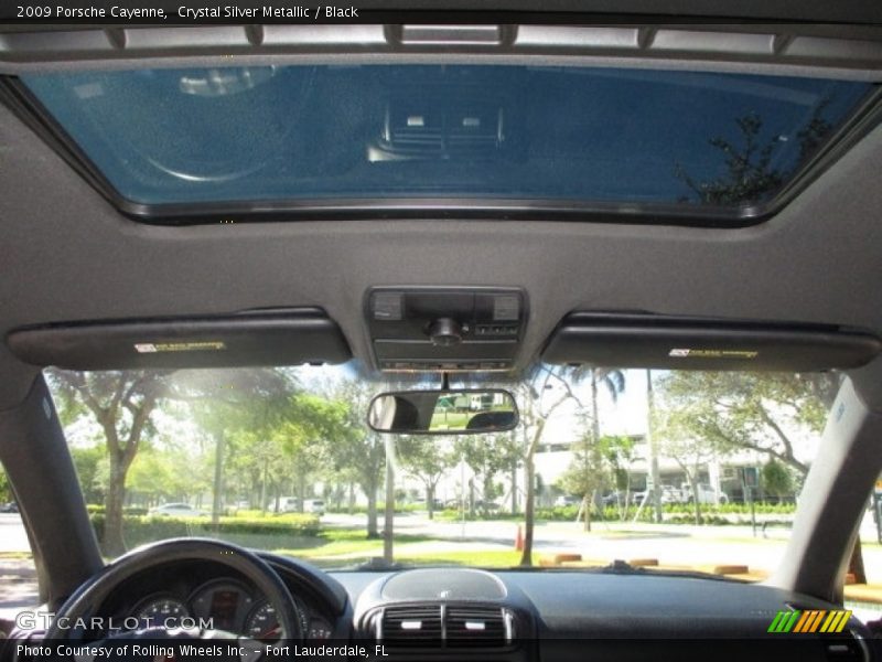 Crystal Silver Metallic / Black 2009 Porsche Cayenne