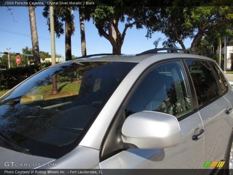 Crystal Silver Metallic / Black 2009 Porsche Cayenne