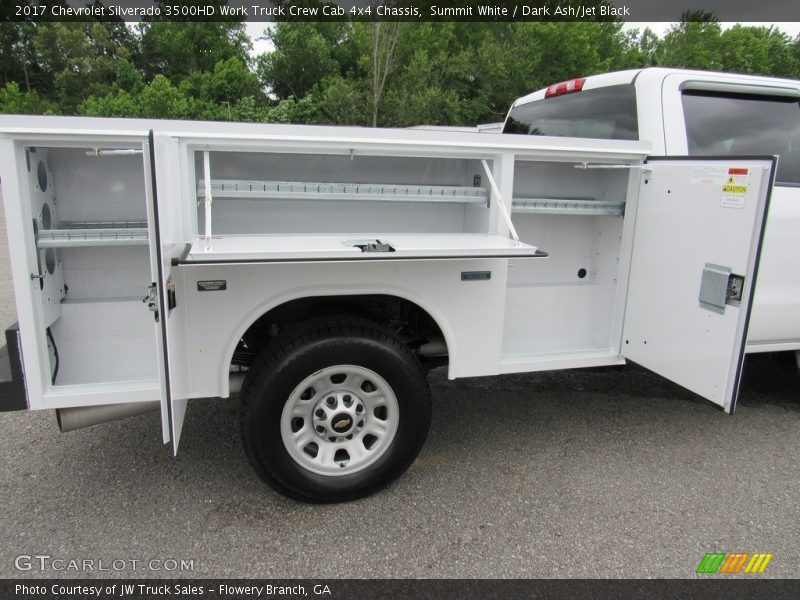 Summit White / Dark Ash/Jet Black 2017 Chevrolet Silverado 3500HD Work Truck Crew Cab 4x4 Chassis
