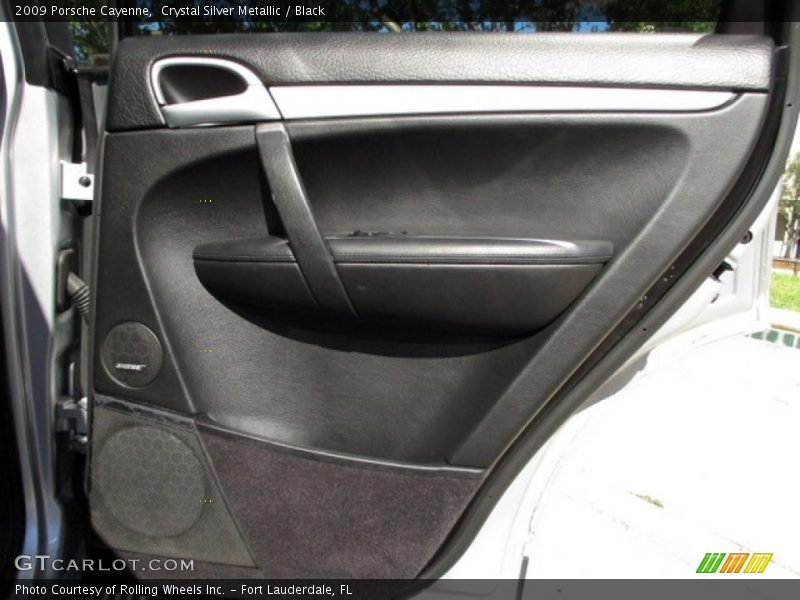 Crystal Silver Metallic / Black 2009 Porsche Cayenne