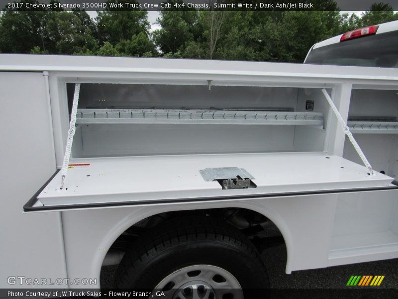 Summit White / Dark Ash/Jet Black 2017 Chevrolet Silverado 3500HD Work Truck Crew Cab 4x4 Chassis