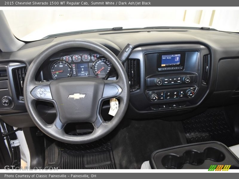 Summit White / Dark Ash/Jet Black 2015 Chevrolet Silverado 1500 WT Regular Cab
