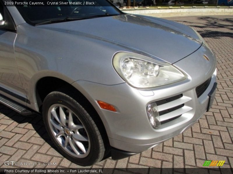Crystal Silver Metallic / Black 2009 Porsche Cayenne
