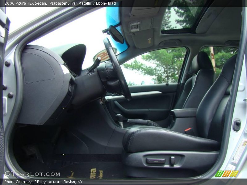 Alabaster Silver Metallic / Ebony Black 2006 Acura TSX Sedan