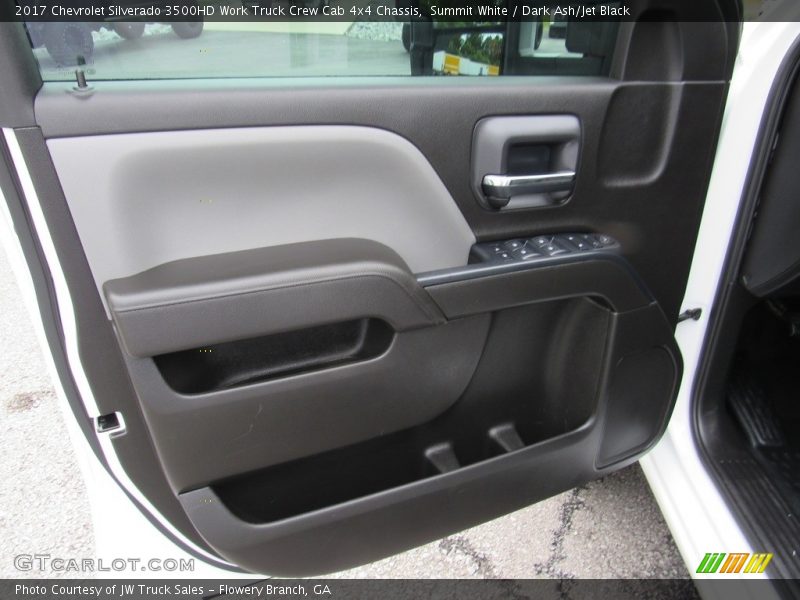 Summit White / Dark Ash/Jet Black 2017 Chevrolet Silverado 3500HD Work Truck Crew Cab 4x4 Chassis