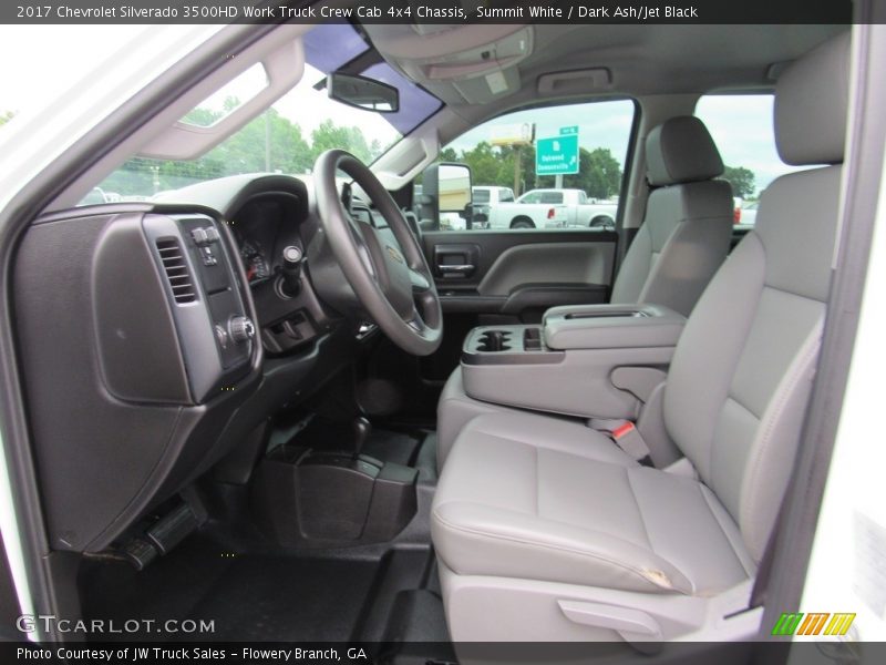 Front Seat of 2017 Silverado 3500HD Work Truck Crew Cab 4x4 Chassis