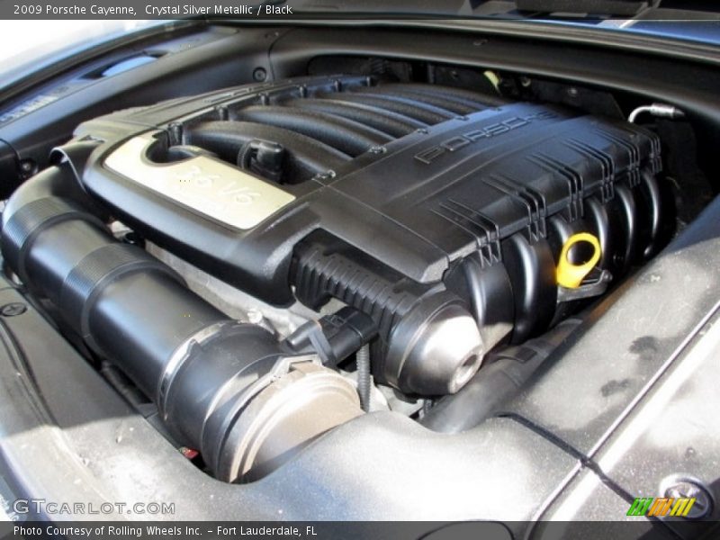 Crystal Silver Metallic / Black 2009 Porsche Cayenne