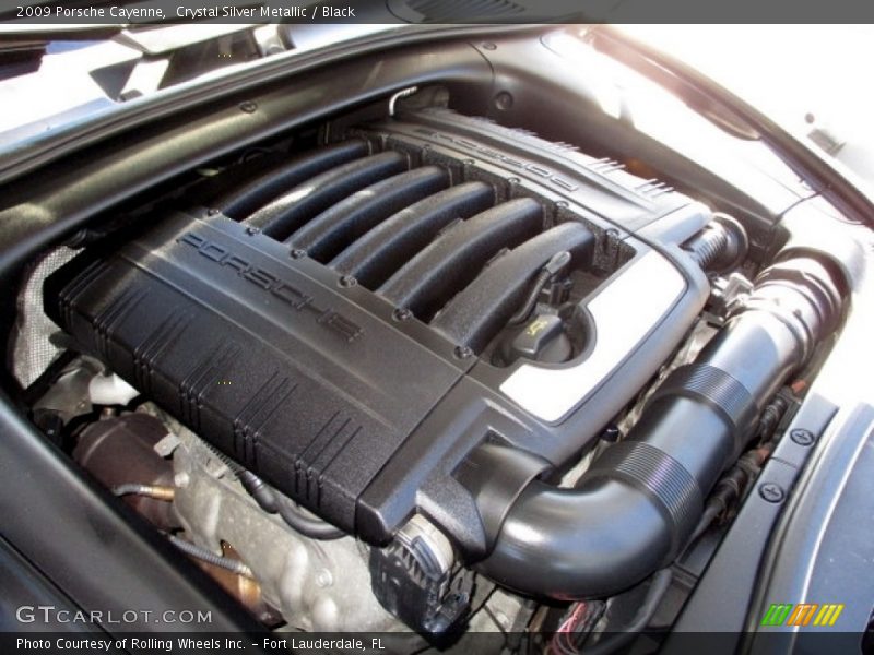 Crystal Silver Metallic / Black 2009 Porsche Cayenne