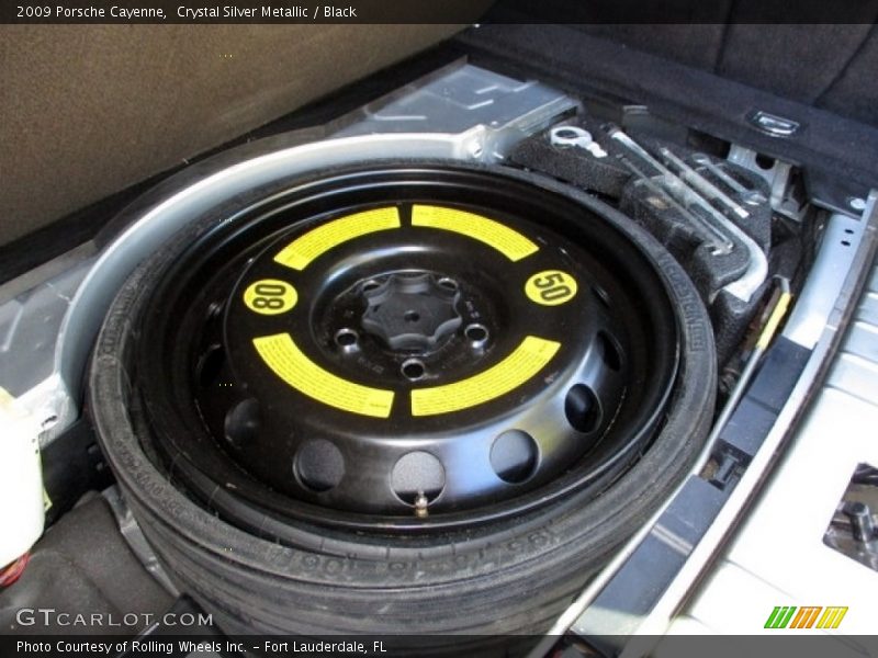 Crystal Silver Metallic / Black 2009 Porsche Cayenne