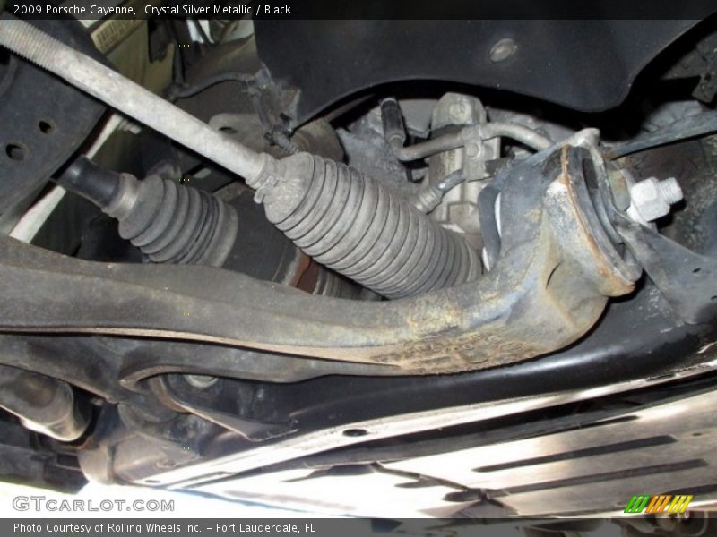 Crystal Silver Metallic / Black 2009 Porsche Cayenne