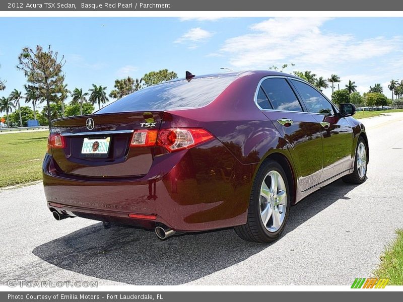 Basque Red Pearl / Parchment 2012 Acura TSX Sedan