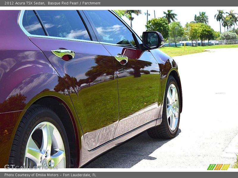 Basque Red Pearl / Parchment 2012 Acura TSX Sedan