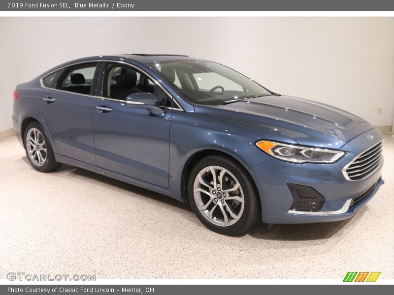 Blue Metallic / Ebony 2019 Ford Fusion SEL