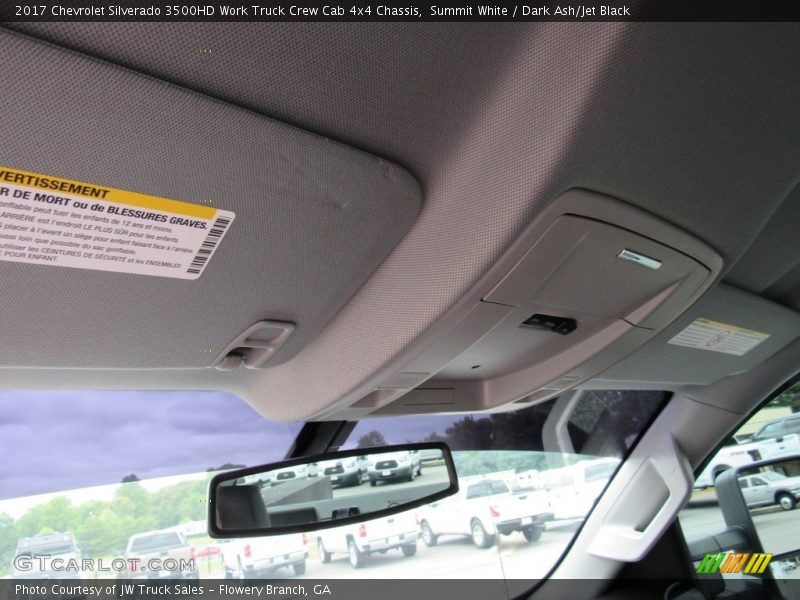 Summit White / Dark Ash/Jet Black 2017 Chevrolet Silverado 3500HD Work Truck Crew Cab 4x4 Chassis